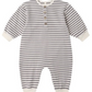 Relaxed Jumpsuit // Slate Stripe