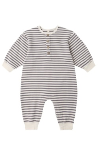 Relaxed Jumpsuit // Slate Stripe