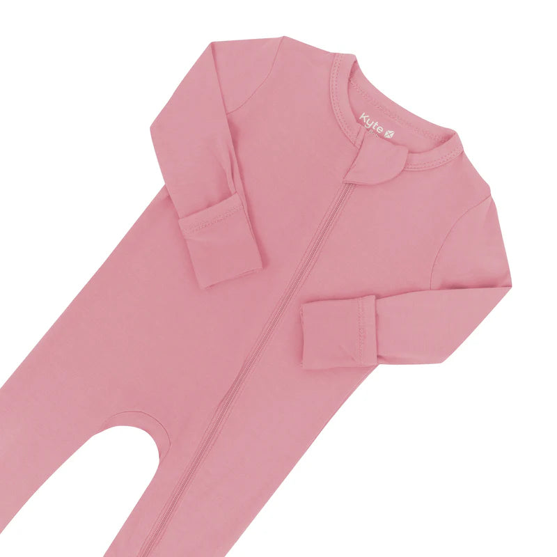 Bamboo Zipper Coverall // Apple Blossom