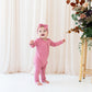 Bamboo Zipper Coverall // Apple Blossom