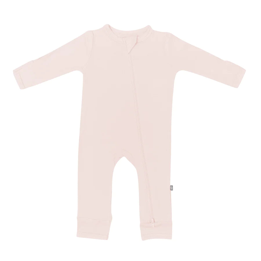 Kyte Baby Blush Pink Romper with zipper Closure