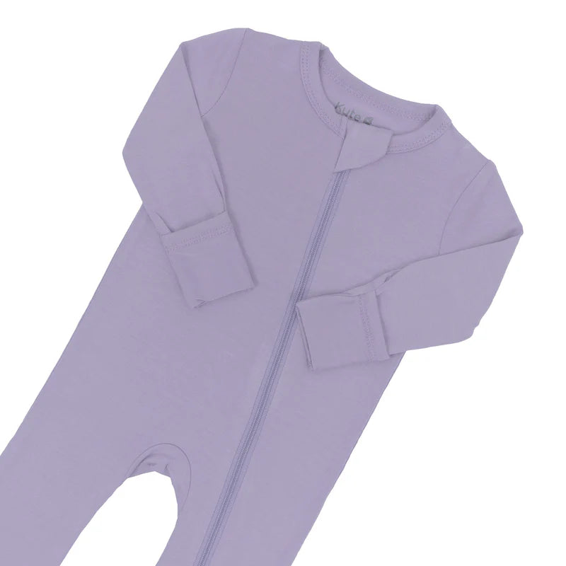 Bamboo Zipper Coverall // Taro