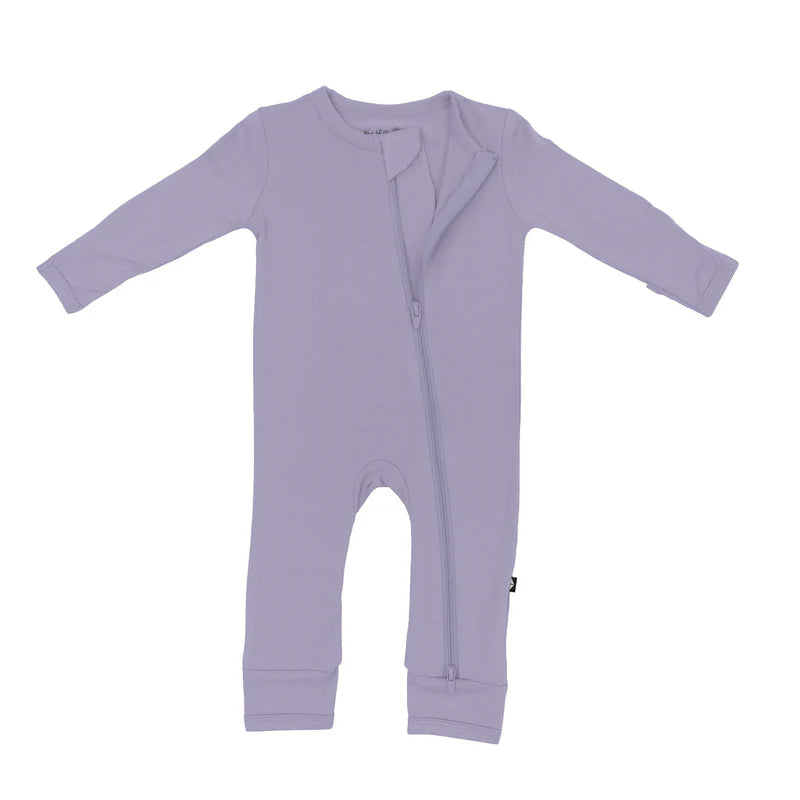 Bamboo Zipper Coverall // Taro