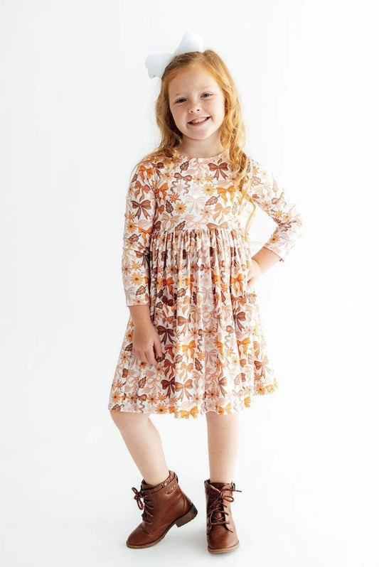 Fall Harvest Pocket Twirl Dress