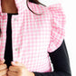 Go-Getter Gingham Puffer Vest