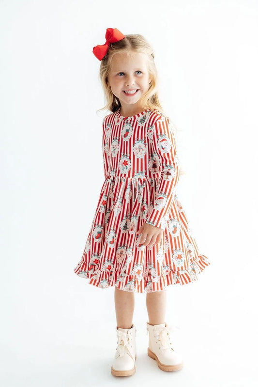 Santa's Sweet Shoppe Ruffle Twirl Dress