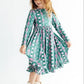Christmas Treats L/S Ruffle Twirl Dress