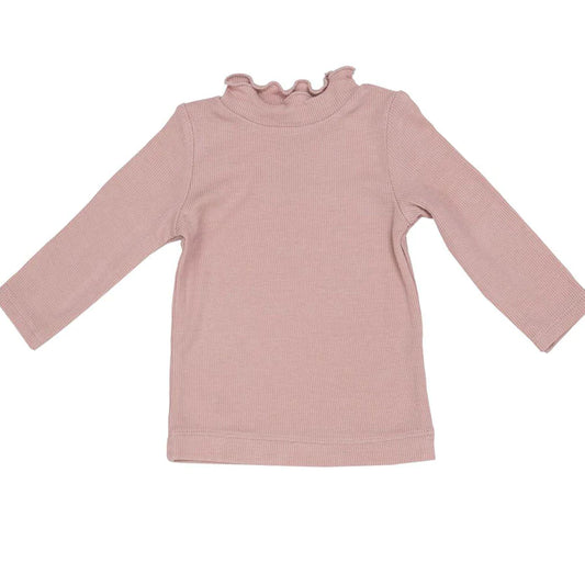 Mock Turtle Neck // Silver Pink
