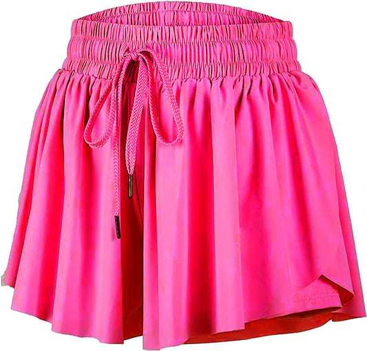 Solid Butterfly Short // Magenta