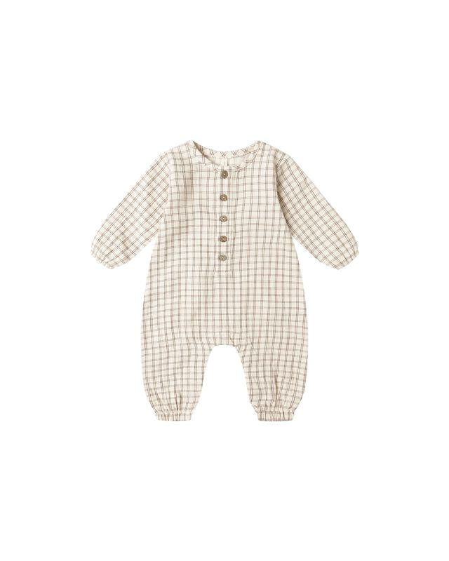 Woven Jumpsuit // Cedar Check