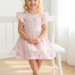 Apple of My Eye Flutter Sleeve Twirl Dress