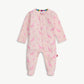 Pink Jolie Giraffe Organic Cotton Magnetic Footie