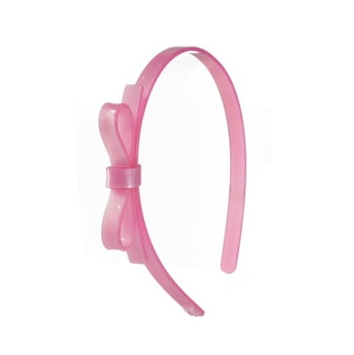 Soft Pink headband with a bow 