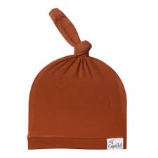 Solid Baby Top Knot Hat