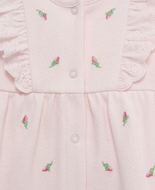 Pink Rosebud Romper