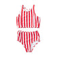 Beachcomber Bikini // Watermelon Stripe