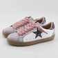 Paula Mini Pewter Glitter Star Sneakers