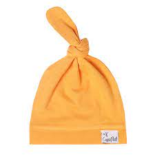 Solid Baby Top Knot Hat