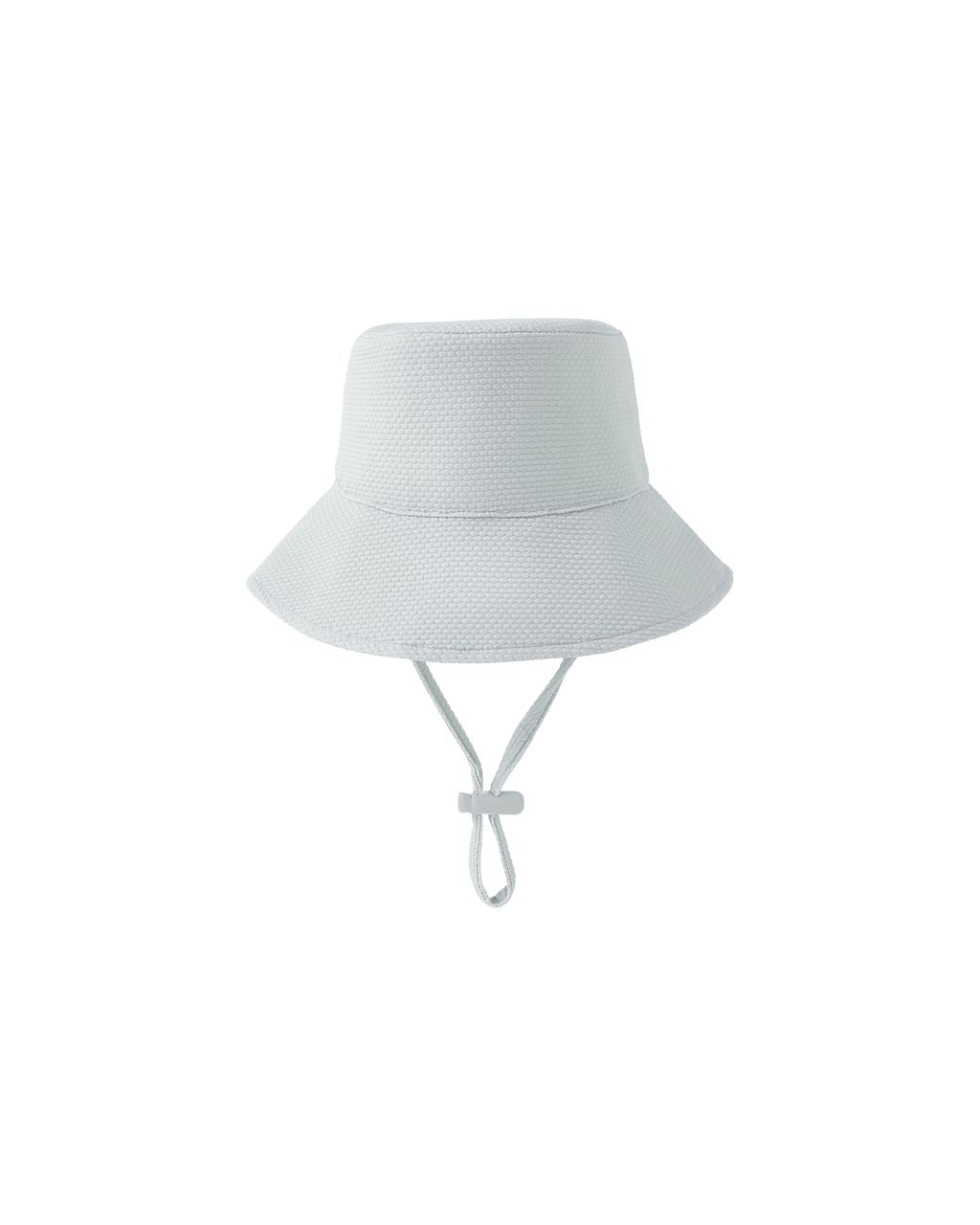 Light blue bucket hat with a tie 