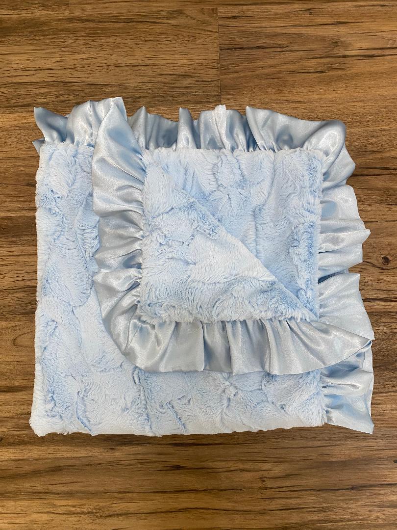 Baby Blue Minky Blanket