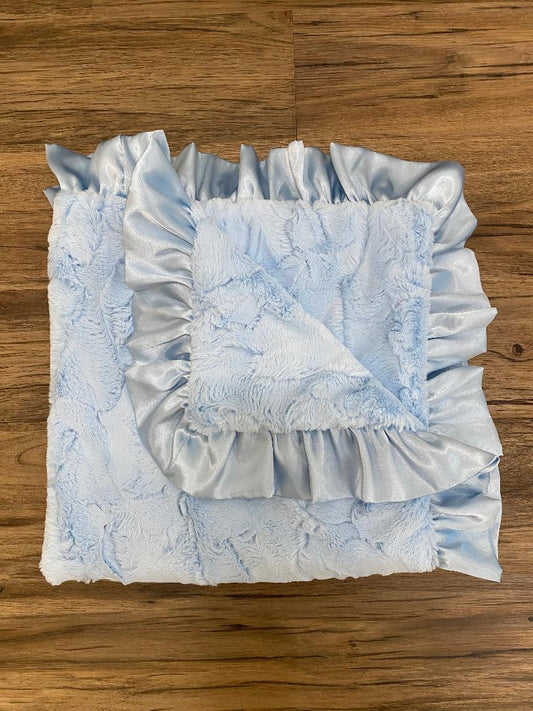 Baby Blue Minky Blanket