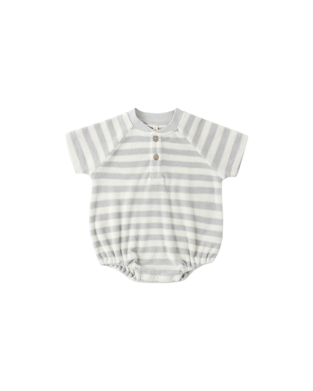 Blue and white Striped baby romper 