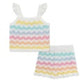Wavy Pointelle Knit Set