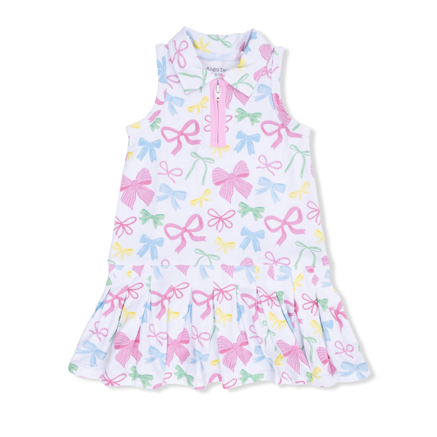 Sweet Bows Polo Tennis Dress With Cartwheel Short