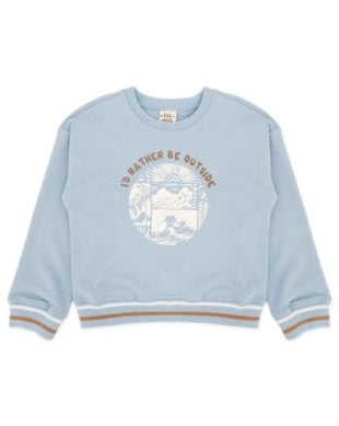 Ryder Outside Sweatshirt // Celestial Blue