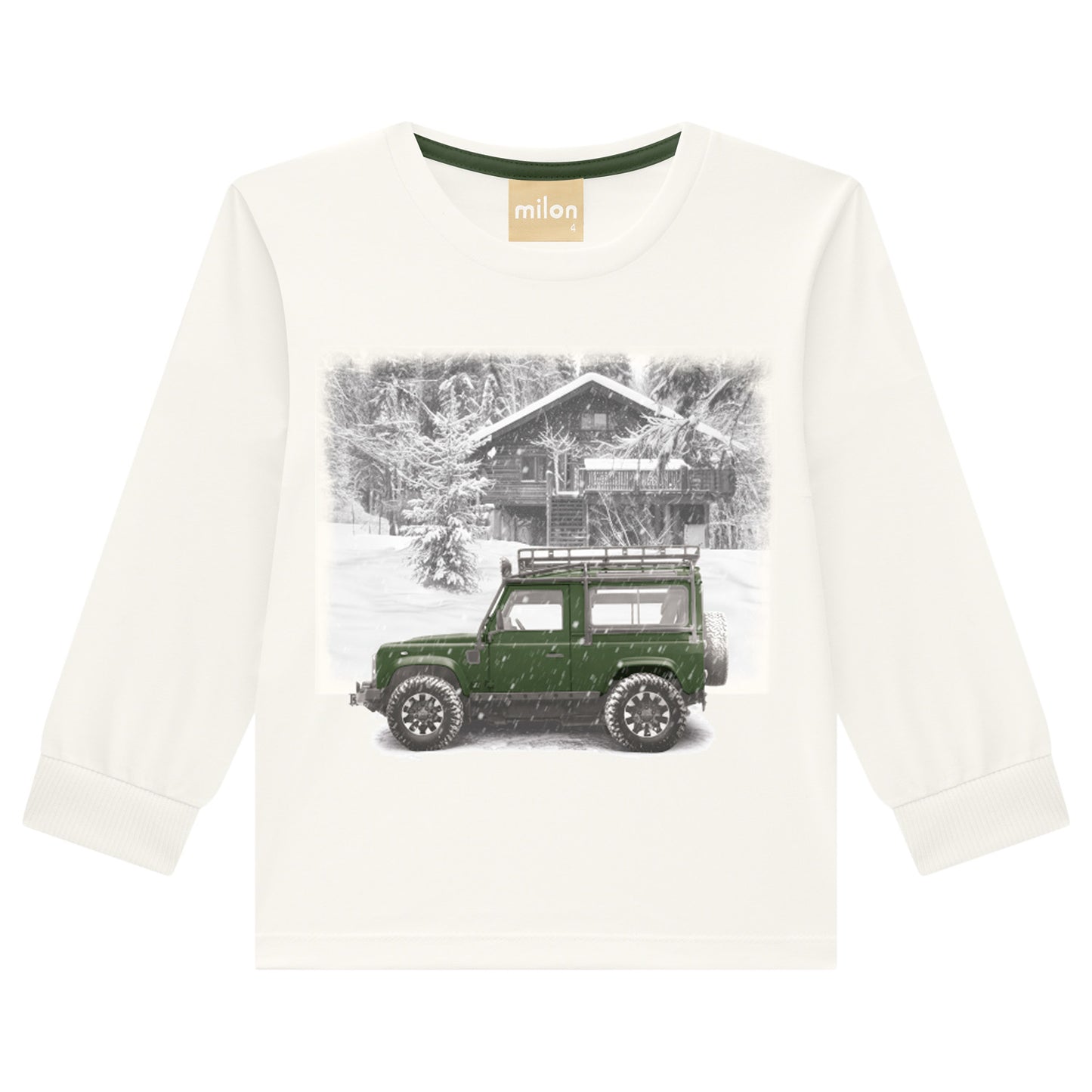 Green Jeep T-shirt and Jogger Set