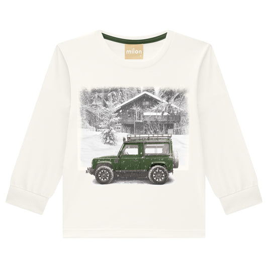 Green Jeep T-shirt and Jogger Set