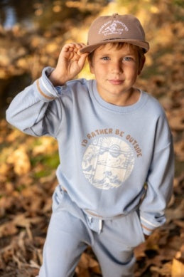 Ryder Outside Sweatshirt // Celestial Blue