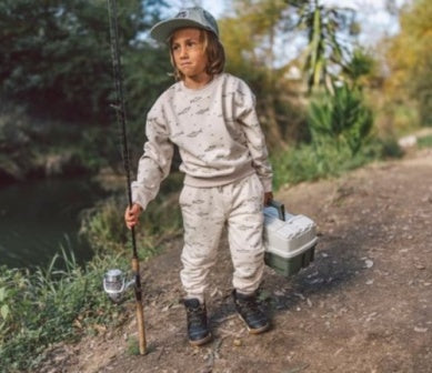 Ryder Fishing Sweatshirt // Oatmeal