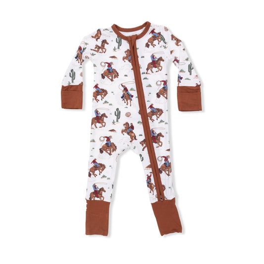 Buckaroo Western 2-Way Zipper Romper