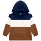 Children's navy colorblock hoodie