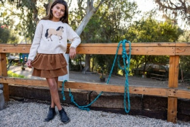 Alex Skirt // Saddle