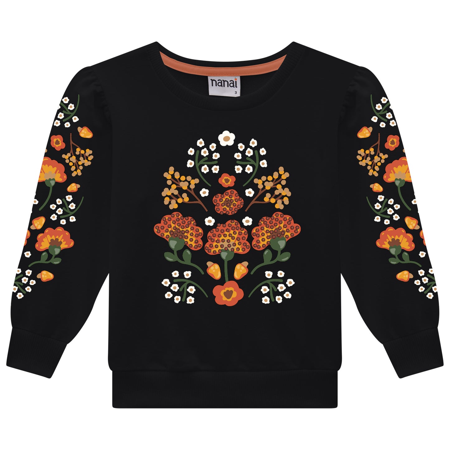 Floral Sweatshirt and Short Set