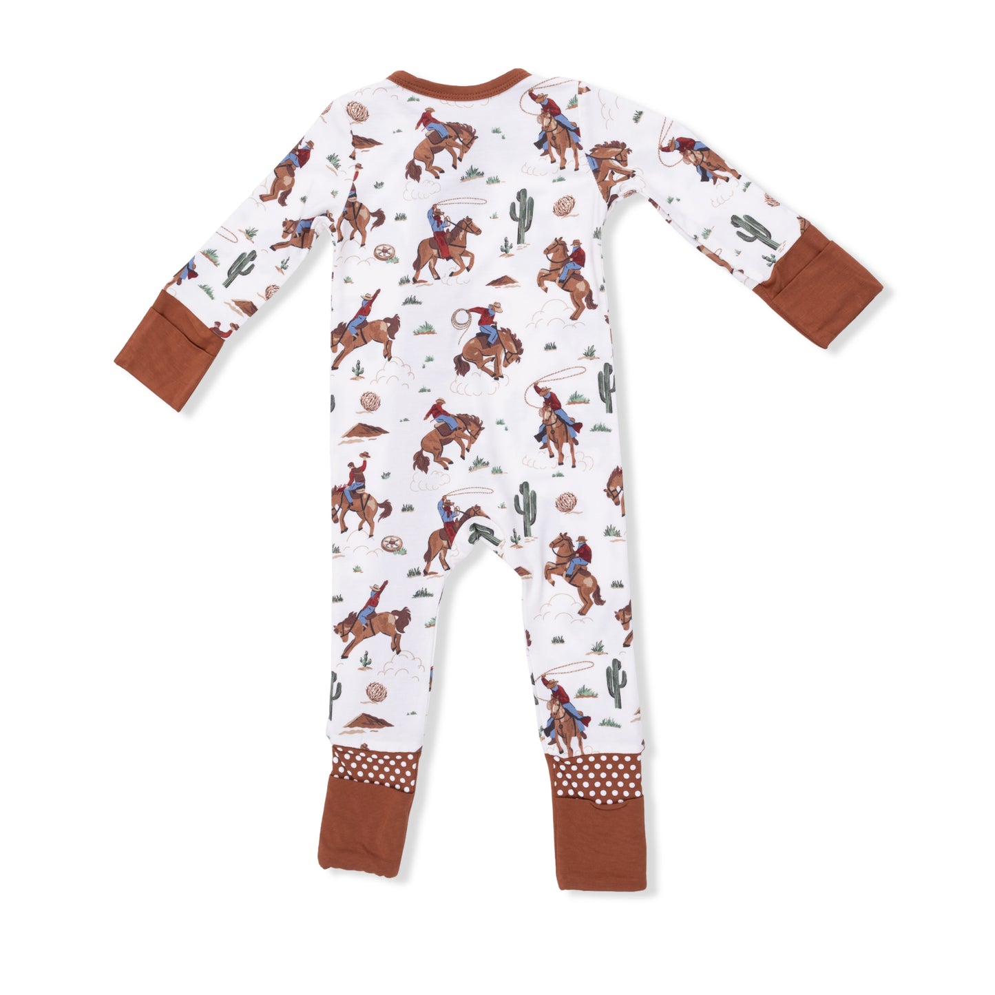 Buckaroo Western 2-Way Zipper Romper