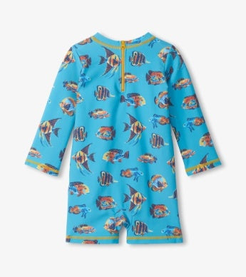 Tropical Ocean One Piece Rashguard
