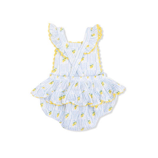 Lovely Lemons Ric Rac Ruffle Sunsuit