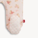 Floral Velour Footie