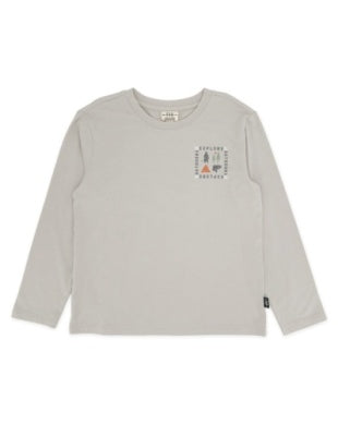 Explore Long Sleeve Tee // Slate Gray