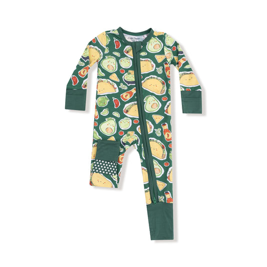 Happy Tacos 2-Way Zipper Romper