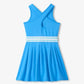 Malibu Blue Pleated Active Dress