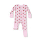 Rose Bow Lattice 2-Way Zipper Romper
