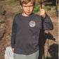 Fish On Long Sleeve Tee // Ash Gray