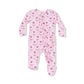 Rose Garden Trellis 2 Way Ruffle Zipper Footie