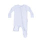 Arctic Ice 2-Way Ruffled Zipper Footie