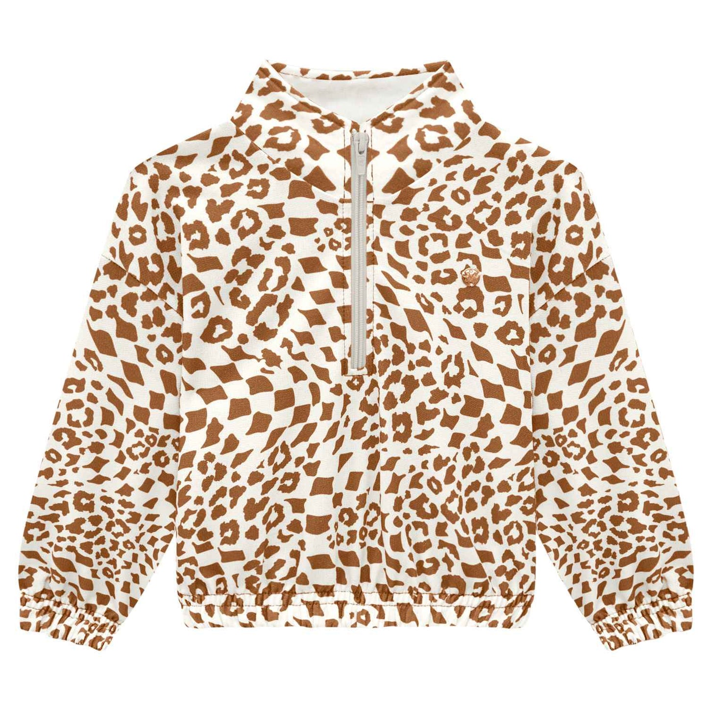 Animal Print Sweatshirt Set