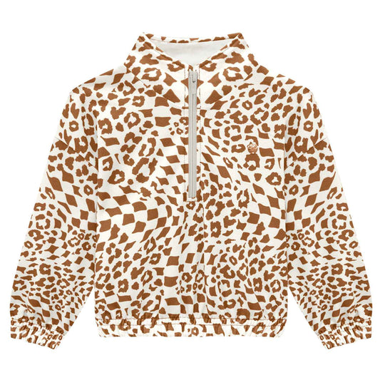 Animal Print Sweatshirt Set